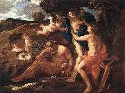 Nicolas Poussin Apollo and Daphne 1625Oil on canvas China oil painting reproduction